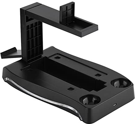 Xiuganpo Für Controller-Ladestation, Ladestationsständer Für VR-Konsole, VR-Brille und 2 Bewegliche PS-Griffe mit LED-Licht
