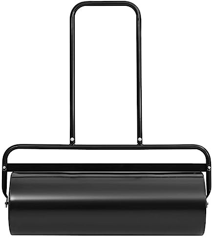 Generico Rullo da Giardino a Spinta Nero 63 L Ferro e Acciaio,Casa e Giardino,Prato e Giardino,Giardinaggio,Attrezzi da Giardinaggio,Rulli per Prati,Nero,14.9 kg,154467
