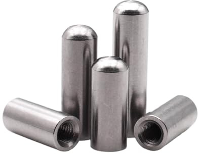 Gewindestift Edelstahl-Innengewinde-Positionierungsstift-Dübel mit rundem Kopf M2-M8-Maschinenteile Zur Reparatur(OD8 x M5 (5pcs),90mm)