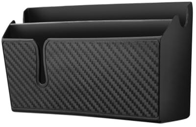Vorcool Auto-Organizer, Aufbewahrungsbehälter für Autos, aus Carbonfaser, Handy-Halterung für Autos - große Dimensionen