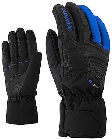 Ziener Herren GLYXUS Ski-Handschuhe/Wintersport | wasserdicht atmungsaktiv, persian blue, 10,5