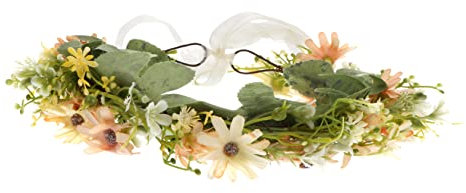 HONMEET Stirnband Aus Simulationskranz Für Damen Girlanden-kopfschmuck Als Haarschmuck Geeignet Für Hochzeit Party Und Täglichen Gebrauch Handgefertigt Mit Angenehmer Textur