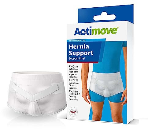 Actimove Professional Athletic Supporter | Jockstrap Athletic Supporters for Men | Athletic Core Supporter and Protection with Jock Strap for Sports & Strenuous Activities | White - Choose Your Size