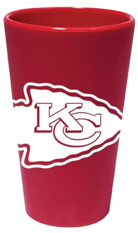 Wincraft NFL Silikon Trinkbecher 470 ml Color Kansas City Chiefs