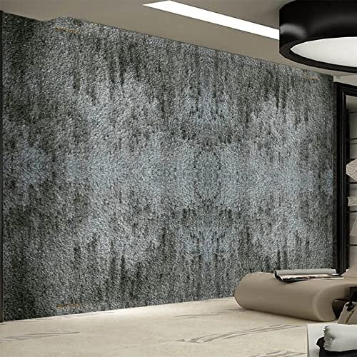 MERVOS Tapete Wandbild 3D selbstklebende PVC-Tapete grau Vintage Zement Wohnzimmer Schlafzimmer Dekoration Wandmalerei