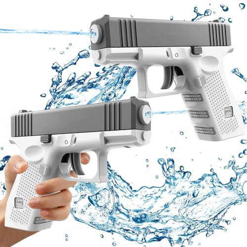 Spielzeug Wasser Pistole Kinder,2 Stück Wasserpistole für Kinder,Wasser Spritzpistole Kunststoff,Premium Wasserpistolen Set,Wasserpistole Spielzeug für Kinder