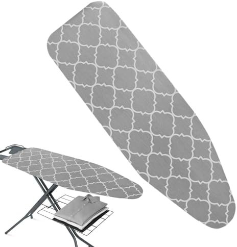 Generico Copri ASSE da Stiro, Copriasse da Stiro, Copriasse da Stiro Universale,ASSE da Stiro con Imbottitura Spessa per ASSE da Stiro,Tappetino in Ferro Resistente con Bordo Elastico