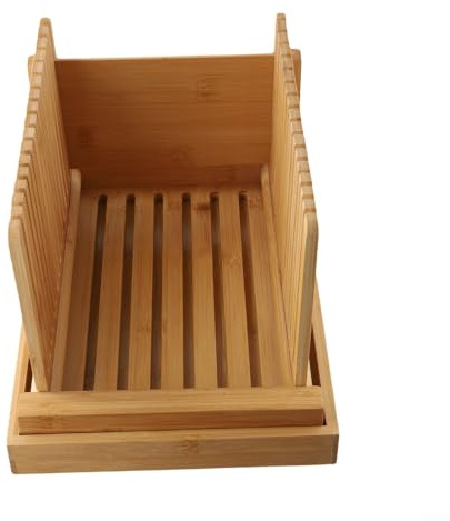 Trancheuse à pain en bois de précision et de sécurité, planche à découper pliable maison (horizontale)