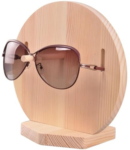 Brillenablage Brillenständer Für Zuhause Holz High-End-Runde Im Schlichten Stil Brille Display Ständer, Vitrine Für Optikgeschäfte Hölzern Sonnenbrillenhalter, Geschenk