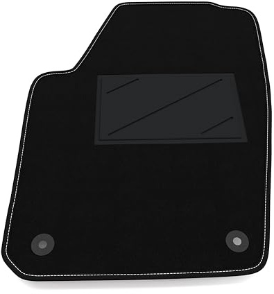 Automatte nur auf der Fahrerseite, 1 Stück, kompatibel mit Volkswagen Polo 9N 2001-2005 | 1 maßgeschneiderter Teppich