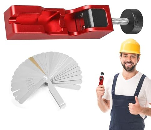 Strumento per la regolazione della distanza tra gli elettrodi delle candele - Misuratore di distanza ad alta precisione | Regolatore per candele | Spessimetro per dispositivi di accensione resistente
