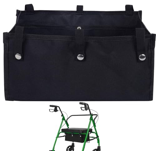 Sac sous-siège pour déambulateur - Sac De Rangement Borrsa Porte-objets Pour Deambulatoori Avec Poches Multiples | Pratiique Sac Organizer Pour Déambulateurs Pliables | Accessoire Fonctionnel Poour