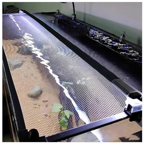 PEYNIR Aquarium Deckel Magnetische Aquarium-Sprungschutzabdeckung zum Selbermachen Maßgefertigter Terrariendeckel aus Netzgewebe Aquarienabdeckung(L15.7xW9.8in/40x25cm)