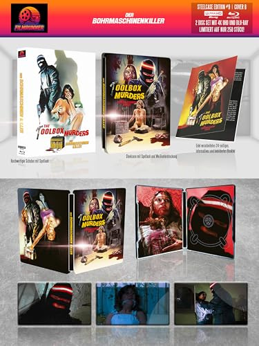 Der Bohrmaschinenkiller ( The Toolbox Murders ) 2-Disc Premium Steelcase Edition #9 Cover B 250 , 4K+BD