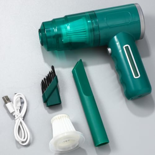 DIYEAH Aspirateur sans Fil Puissant pour Voiture et Maison, Portable Multifonction en Plastique Batterie 2000mah, pour Nettoyage Intérieur Automobile et Domestique