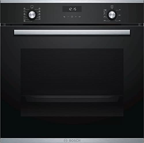 Bosch - Forno ad incasso HBA257BS0 finitura vetro nero con acciaio inox da 60cm