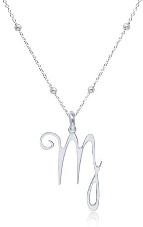 WANDA PLATA Kette Sternzeichen für Damen 925er Sterlingsilber, Horoskop Anhänger, Astrologie
