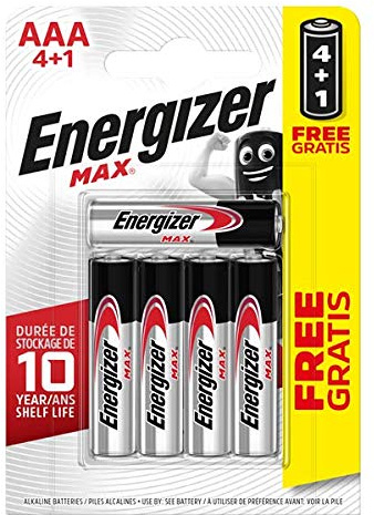 S15270 ENERGIZER AAA MAX, PACK OF 4+1