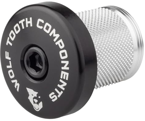 Wolf Tooth Expander, inkl. Ahead-Kappe mit integriertem 5mm Spacer, 1 1/8, Black, CPLUG-STEM5MM-BLK | Schwarz