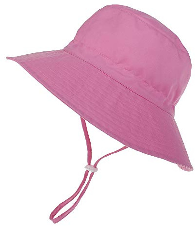 DRESHOW Unisex Baby Kleinkinder Sonnenhut Kappe Mütze Fischerhut Strandhut Kinder Baby Stern Sommerhut UV Schutz UPF 50+