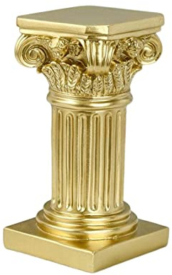 rockible Creativo Colonna Romana Statua Resina Colonna Romana Piedistallo Piedistallo Scultura Piedistallo per Disposizione Decorazione Artigianato P