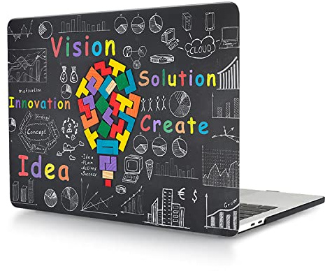 Custodia per Nuovo Macbook Air 13 pollici 2020 2019 2018 Pubblicazione Modello A1932 A2179 A2337 M1 con display Retina e Touch ID, Copertina Rigida in Plastica Protettiva, Creativo