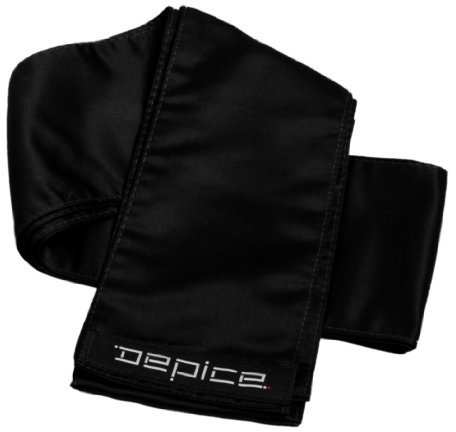 DEPICE Unisex – Erwachsene Schärpe Gürtel, schwarz, 280cm