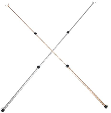 MAGICLULU 2stücke Teiliges Teleskop-wäschestangen Aluminiumlegierung Ausziehbar Und Höhenverstellbar Leicht Und Vielseitig Für Balkon Und Wäschetrocknung Rostfrei Und Praktisches Kleidungsst