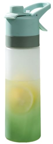 Mist Drinking Bottle - 650ml Versatile Spray Water Bottle | Reusable Sip & Misting Bottle for Gym, Running, Biking, Workout, Outdoor Sport