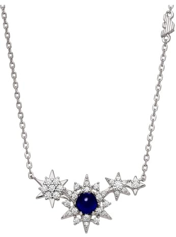 Emporio Armani Damen Sterling Silber Karabinerverschluss Halskette