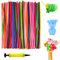 Lote de 100 Globos Largos Metálicos para Modelar, 30cm Sin Inflar, Inflados hasta 150cm, Incluye Bomba, Colores Variados, para Fiestas, Decoración y Creaciones Infantiles