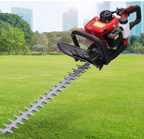 Cordless Hedge Trimmer, Bush Grass Trimmer, Handheld Gas Powered Petrol Hedge Trimmer Long Reach Use, Handle Anti-Vibration System, Commercial Household Garden Trimmer Tools