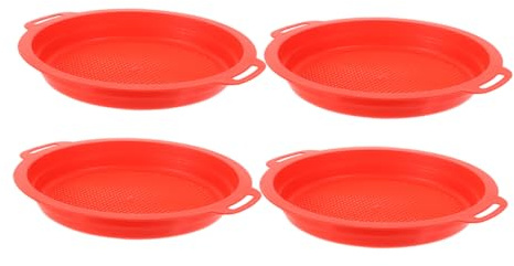 FUNNETOYU 4piezas Bimbó De Playa para Tamices De Juguete De Colador De Conchas De Playa De Caja De Arena para Excavar y Clasificar La