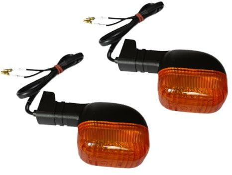Universal Blinker Set 12V Halogen orange E-geprüft für Motorrad Roller Enduro – 2 Stück