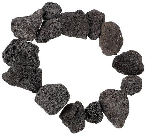 NUOBESTY Gravier Volcanique Noir Naturel pour Aquarium et Aménagement Paysager Pierres Poreuses Décoratives Légères pour Jardin et Pots Succulentes Filtration Naturelle et Texture Unique