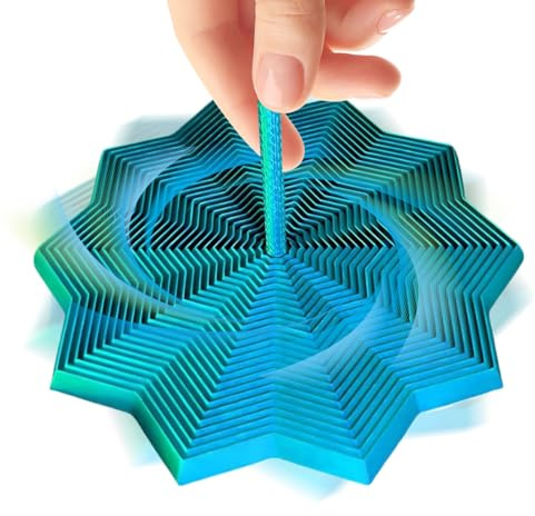 Vhjlfig Extended Sensory Fidget Stars 3D Printing Material 12 x 12 x 10 cm Fidget Toy Sensory Gadget for Calming for Birthday Easter Halloween Party Men Women Teenagers