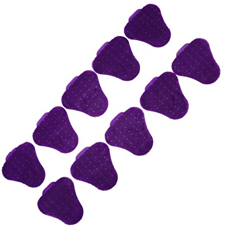 ZASCHMOY 10PCS Scented Urinal Screen Deodorizers - Anti-Splash Deodorizer Mats for Restroom Use - Lasting Freshness Up to 30 Days - Ideal for Offices, Restaurants, and (Purple)