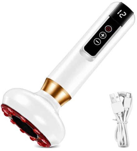 Appareil de massage cellulite, ventouse électrique, avec fonction chauffante, anti-cellulite, appareil de massage sous vide pour sculpter le corps, appareil de massage manuel réglable pour le ventre