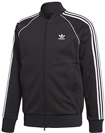 adidas Originals Men's Superstar Track Jacket, Black, S