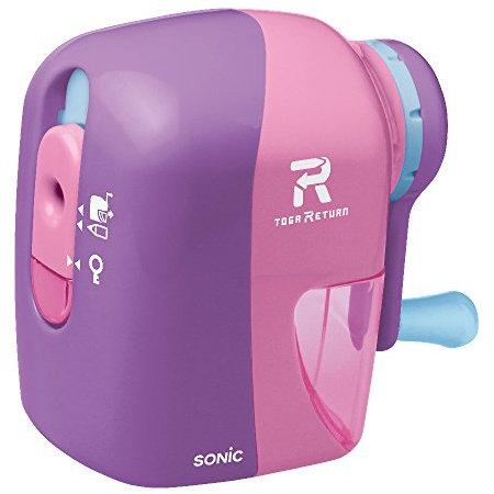 Sonic Manuelle Spitzmaschine, Anspitzer toga-return (Japan Import/Das Handbuch und werden geschrieben in Japanisch) violett