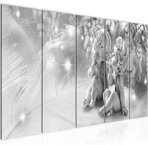 Runa Art Bild Engel Wandbilder auf Vlies Leinwand 5 Teilig Wanddekoration Wohnzimmer Schlafzimmer 025056c