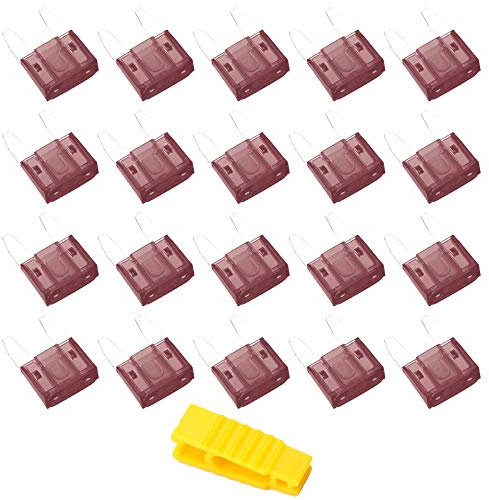 Bolatus 20Pcs Mini Fusible Voiture 7.5A Fusible Automobile + Extracteur - Fusible pour Auto/RV/Camion/Moto