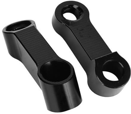 Motorrad Spiegelverlängerung, Motorrad Rückspiegel Verlängerung Adapter, 10 mm 8 mm Spiegelverlängerung Verbreiterung Halterung Spiegel Rückspiegel Riser Adapter aus Aluminiumlegierung