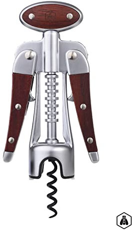 Sacacorchos de palanca de metal, gran robustez, uso simple, abrelatas de vino, accesorios de vino