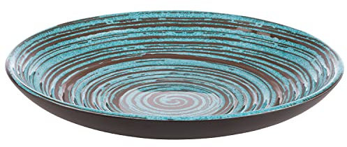 APS 85204 Assiette en mélamine CANCUN/Assiette de service pour de nombreux plats 25,50 x 25,50 x 4,50 cm