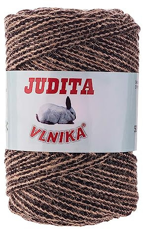 Makrameegarn 500g Baumwoll-Jute Schnur 7mm zweifarbig Flechten Basteln Boho Wandbehang