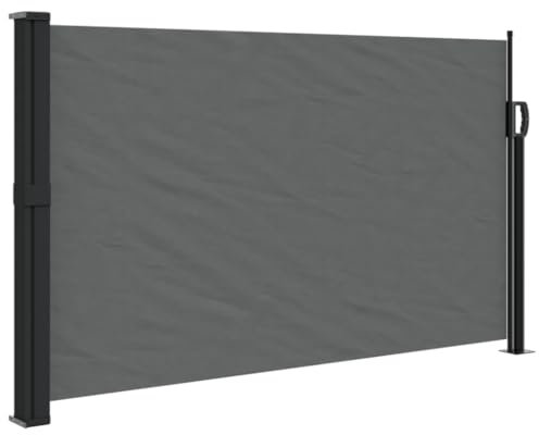 Kangmusi Seitenmarkise Ausziehbar Anthrazit 120x500 cm, kangmusi4004413