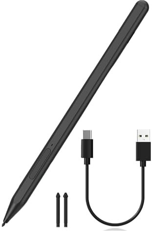 GMBYLBY Pen Avancée pour Go/Ordinateur Portable/Livre USB C Styluses Port Rapide pour Les Artistes Numériques Créateurs Professionnels