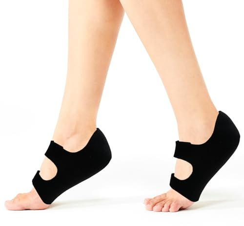 Plantar Fasciitis Gel Heel Protectors Heel Cups for Women Men Heels, Effective Support for Heel Pain, Achilles Tendinitis, Heel Spur, Cracked Heels - Breathable, Adjustable, Large Size UK 8-13