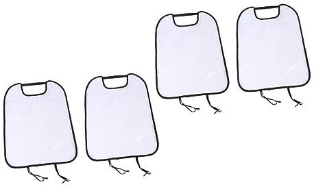 Yardwe 4 Piezas Protector de Asiento de Coche Transparente para Mascotas Impermeables Funda Antidesgaste para Respaldo Fácil Limpieza y Transporte Compatible Mayoría de Vehículos